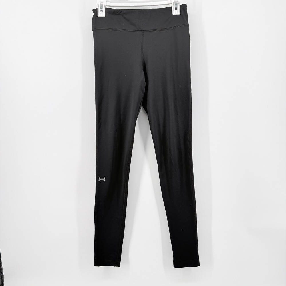 Under‎ Armour Women's HeatGear High Waisted Pocketed No-Slip Athletic M Leggings